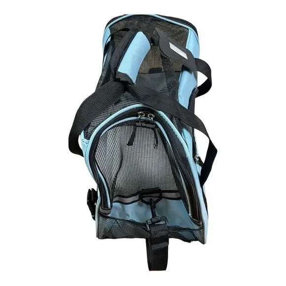 Paw & Pals Airline Approved Blue Pet Soft-Sided Carriers for Small Cats Dogs - Picture 3 of 10